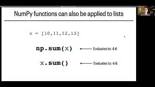 Lesson 5, Part 3: NumPy functions and constants