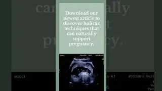 Natural Health Techniques to Support a Healthy Pregnancy #shorts