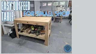 DIY TABLESAW OUTFEED / WORKBENCH / ASSEMBLE TABLE #woodworkingcomunity #diy #tablesaw #WOODCRAFT
