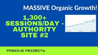 1300+ Sessions/Day on 8-month-old Site - Authority Site #2