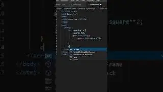 Square a number in JavaScript #shorts #javascript