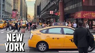 Here's What Happens on 8th Avenue AFTER 6PM | NYC Walking Tour 4K