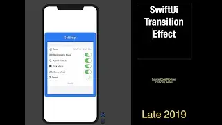 SwiftUI Animation Series - TransitionEffect (Part 5)