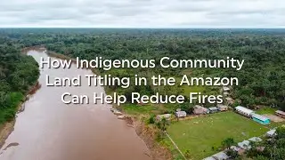 How Indigenous Community Land Titling in the Amazon Can Help Reduce Fires