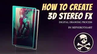 [ Sephiroth Art ] How to Create 3d Stereo FX ● Tutorial ● Photoshop
