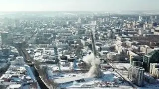 Лучшее видео взрыва телебашни в Екатеринбурге
