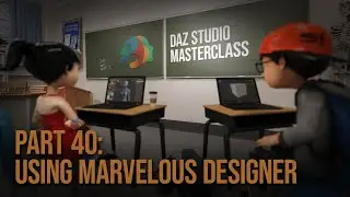 Re-draping Daz clothing with Marvelous Designer - Daz Masterclass #40