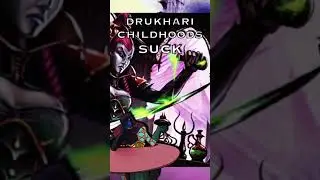 Drukhari Childhoods SUCK | Warhammer 40K Lore #short #warhammerlore #warhammer40k #40klore #40k