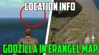 Godzilla in Erangel Map | Location Info | PUBG Mobile X Godzilla