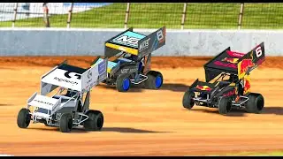 *INSANE* 410 SPRINT CAR RACE!! (iRacing)