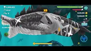 Godzilla Monster B&W Sharkjira Hungry Shark Evolution