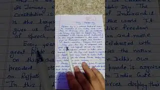 Essay:-Republic Day 250 words in English Essay 26 January in English