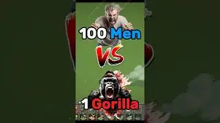 100 MEN Vs 1 GORILLA In WORLDBOX 