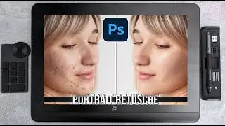 Portrait Retusche mit einem Grafikdisplay | Photoshop Tutorial | XP PEN Artist Pro 16 Gen 2