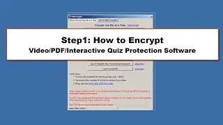 How to Encrypt  | Video/PDF/Quiz Protection Software | DRM Protection