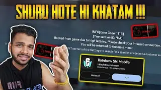 RAINBOW SIX MOBILE HIGH LATENCY ERROR | HOW TO PLAY - BEST VPN FOR R6M - MUMBAI SERVER COMING ??💥😍