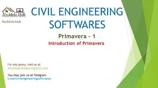 Primavera - 1 (Introduction of Primavera)