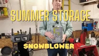 Getting Snow Blower ready for Summer Storage. #frugalwithjohn  #trufuel  #Sta-bil360
