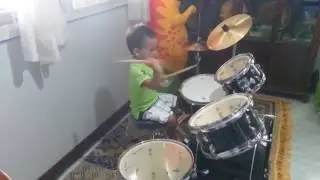 2 Year old drummer
