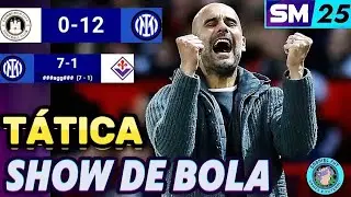 TÁTICA SHOW DE BOLA - Muitas finalizações e posse!