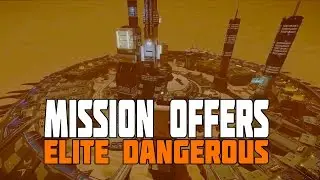 Elite Dangerous - Getting Missions whilst in Space