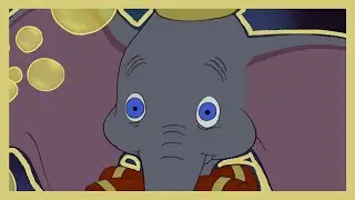 Claire watches Dumbo.