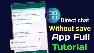Direct Chat App | WhatsApp Chat Without Save Number | App Review