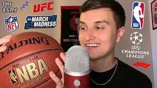 ASMR | Whispering ALL About Sports Until YOU Fall Asleep 🏀💤 (whisper ramble)