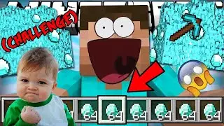 FINDING UNLIMITED DIAMONDS IN 1 DAY CHALLENGE IN Minecraft (*Not Clickbait) !!!!!!
