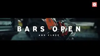 How to make black bars open cinematic effect in kinemaster ( android / ios )