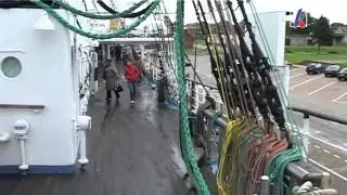 Ventspilī viesojas burinieks „Mir
