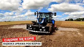 Głęboka uprawa bezorkowa Kongskilde Delta, pod 30ha rzepaku po nawałnicach