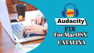 Audacity On MacOSX Catalina With Icon