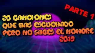 Top 20 Canciones que escuchaste pero no sabias el nombre