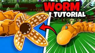 GIANT WORM Tutorial! | Roblox Build a Boat For Treasure