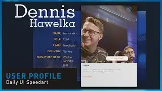 User Profile UI - Speedart (