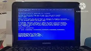Microsoft Sam crashes a Samsung NF210 