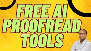 Free AI Tools for Research Article Proofreading|| Proofread Your Research Article For Free With AI||