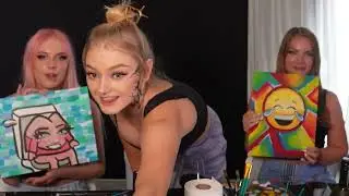 Paint and sip with Lexi and Bri!