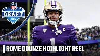 Rome Odunze Highlight Reel: Chicago Bears select Washington WR at No. 9 | 2024 NFL Draft