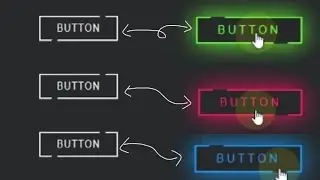 Modern CSS Glowing Button Hover effect || HTMl CSS tuttorial || HH tech services