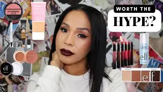 TESTING DRUGSTORE MAKEUP! FULL FACE FIRST IMPRESSIONS 2022