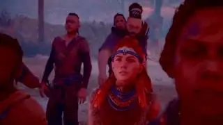 [RU] horizon zero dawn ps4 битва роботов!