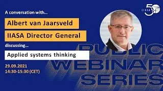 IIASA public webinar #1: In conversation with Albert van Jaarsveld
