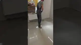 Так выглядит процесс наливного пола 👌Заплипательно, правда? 😍
