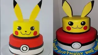 Pokémon Cake | Pokémon Cake Decorating | Pikachu Cake