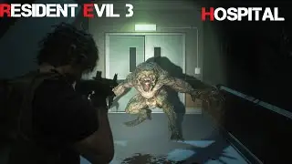 Resident evil 3 REMAKE gameplay  TORRE DEL RELOJ / HOSPITAL