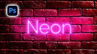 Neon Effect in Photoshop | Glowing Text & Light Effect Tutorial