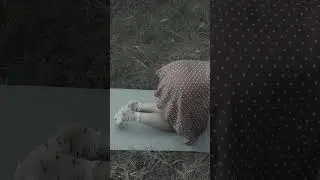 Evelina shows yoga for beginners in the forest 