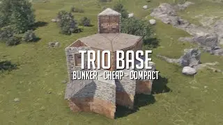 Rust - SOLO DUO TRIO BUNKER BASE DESIGN (Bunker, Cheap, Strong, Expandable)